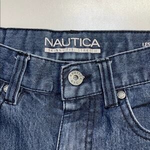 NAUTICA Girls 10 Skinny Stretch Blue Jeans